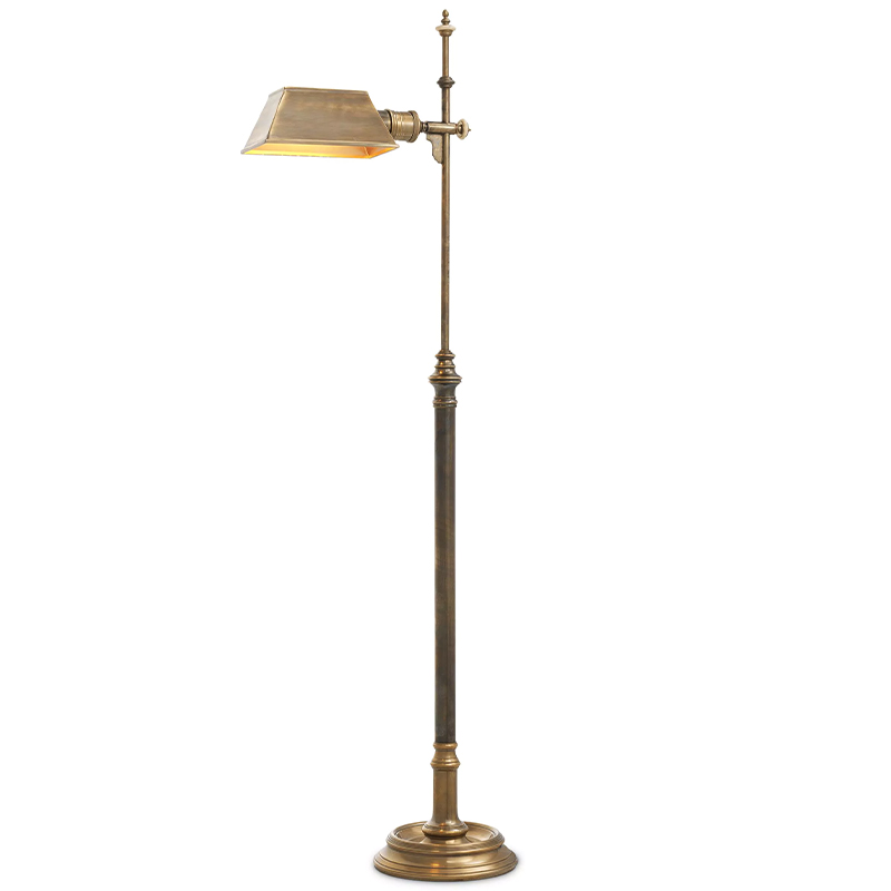 Торшер Eichholtz Floor Lamp Charlene Латунь Винтажная латунь Торшер Eichholtz Floor Lamp Charlene Латунь Винтажная латунь в Орле | Loft Concept