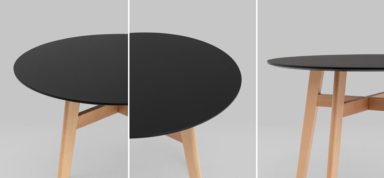 Стол черный Eluned Collection - фото №1