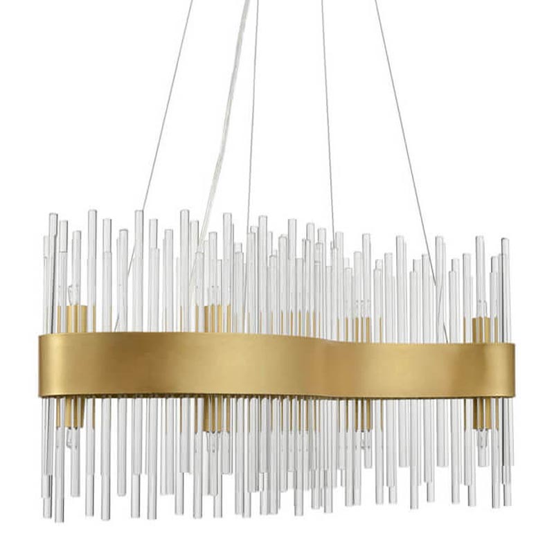Люстра Nembus Chandelier 60 gold Прозрачный (Transparent) Золотой Люстра Nembus Chandelier 60 gold Прозрачный (Transparent) Золотой в Орле | Loft Concept