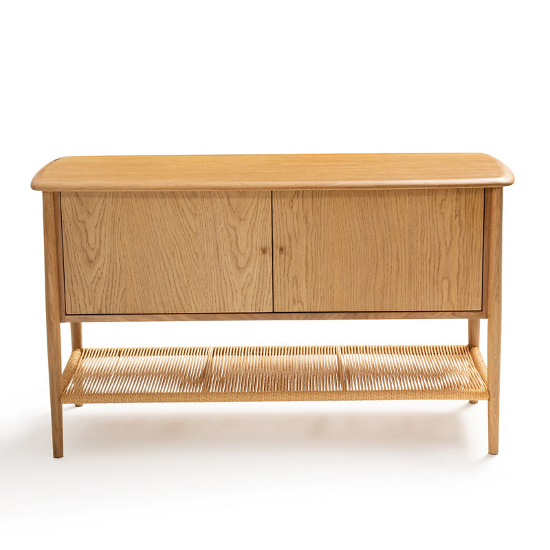 Комод с 2-мя дверцами и полкой из пеньковой веревки Espen Chest of drawers Светлый дуб Комод с 2-мя дверцами и полкой из пеньковой веревки Espen Chest of drawers Светлый дуб в Орле | Loft Concept