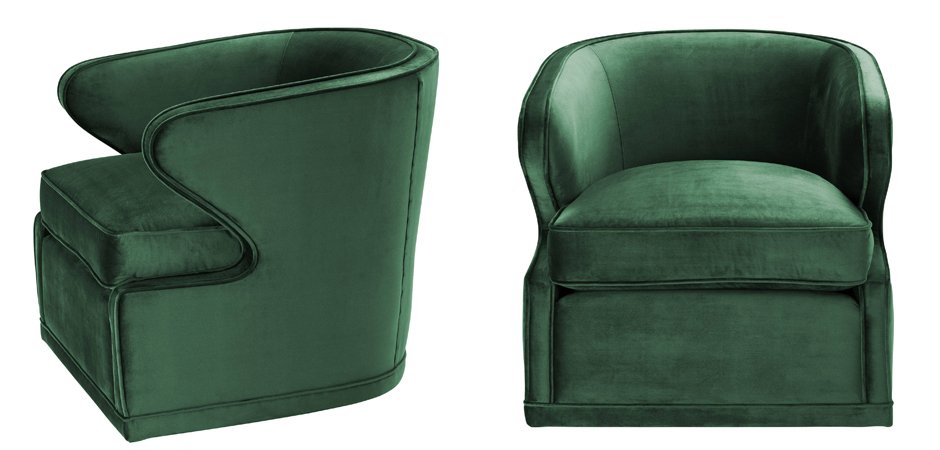 Кресло Eichholtz Chair Dorset Green Кресло Eichholtz Chair Dorset Green - Loft-Concept в Орле