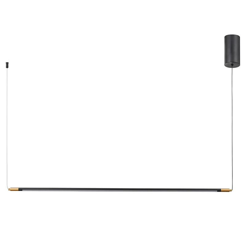 Подвесной светильник Drawing Line Gold Black Linear Золотой Черный Подвесной светильник Drawing Line Gold Black Linear Золотой Черный в Орле | Loft Concept