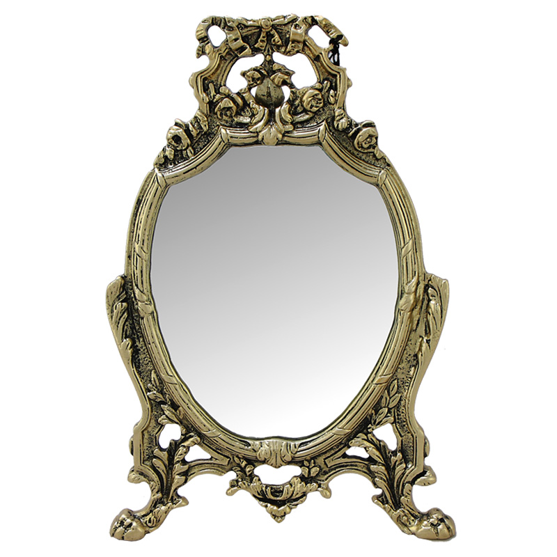 Зеркало настольное в бронзовой раме Majestic Bronze Mirrors Бронза Зеркало настольное в бронзовой раме Majestic Bronze Mirrors Бронза в Орле | Loft Concept