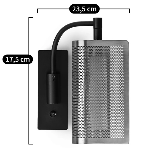 Бра с плафоном из перфорированного металла Elledge Wall Lamp Бра с плафоном из перфорированного металла Elledge Wall Lamp в Орле