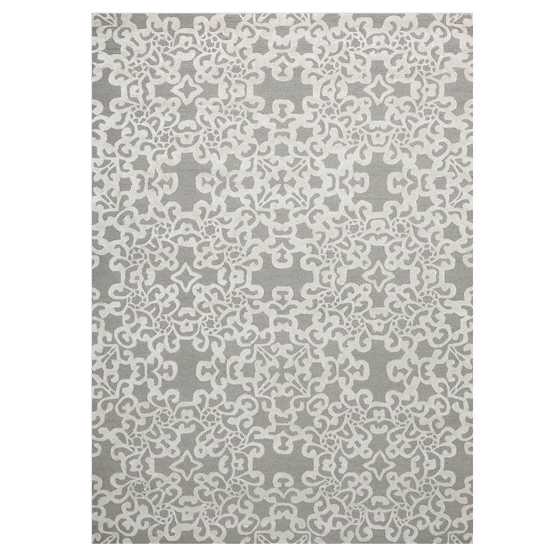 Ковёр из вискозы Indian pattern Pelermo Серый Ковёр из вискозы Indian pattern Pelermo Серый в Орле | Loft Concept
