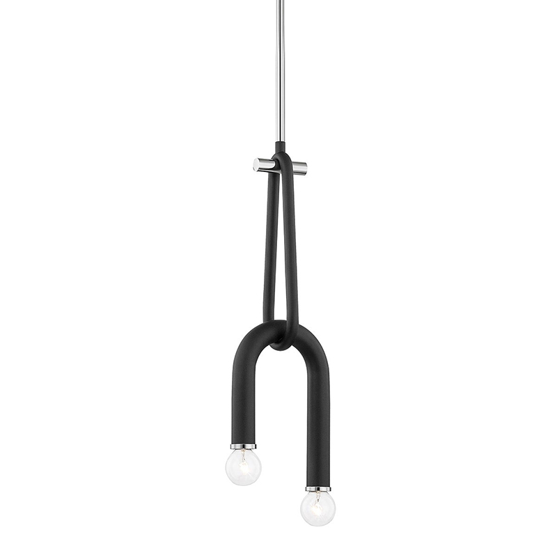 Люстра Paulson floppy pendant chrome Черный Хром Люстра Paulson floppy pendant chrome Черный Хром в Орле | Loft Concept