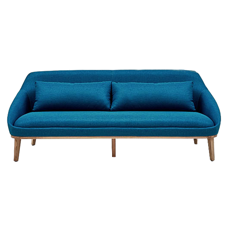Двухместный диван Sea Basin Sofa Синий Древесина Двухместный диван Sea Basin Sofa Синий Древесина в Орле | Loft Concept