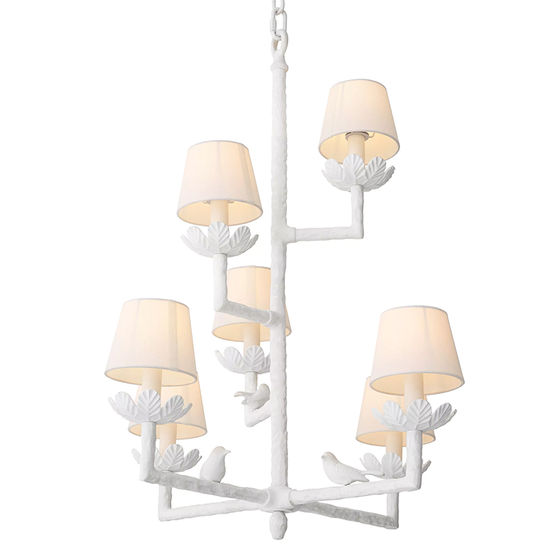 Люстра Eichholtz Chandelier Nature Белый Люстра Eichholtz Chandelier Nature Белый в Орле | Loft Concept