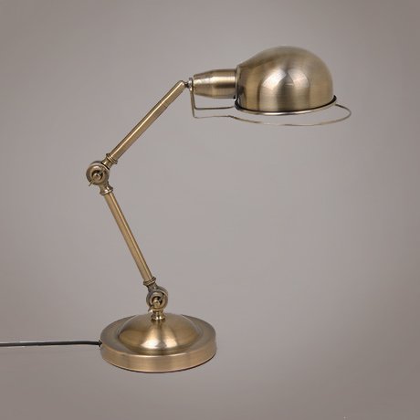 Настольная лампа Antic Work Table Lamp Латунь Античная полированная Настольная лампа Antic Work Table Lamp Латунь Античная полированная в Орле | Loft Concept
