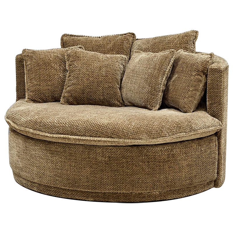 Кушетка круглая Endeavor Chair Коричневая Коричневый Кушетка круглая Endeavor Chair Коричневая Коричневый в Орле | Loft Concept