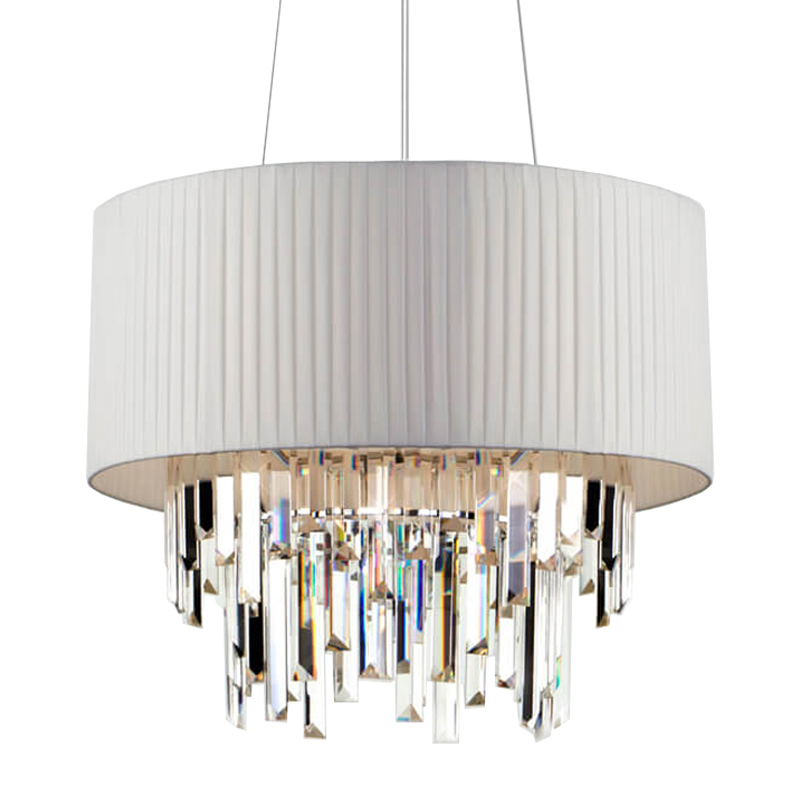 Люстра Sorley Chandelier Белый Хром Люстра Sorley Chandelier Белый Хром в Орле | Loft Concept