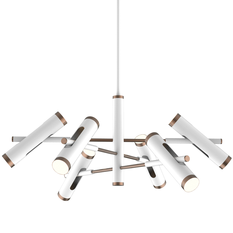 Люстра Rainer Chandelier white Белый Золотой Люстра Rainer Chandelier white Белый Золотой в Орле | Loft Concept