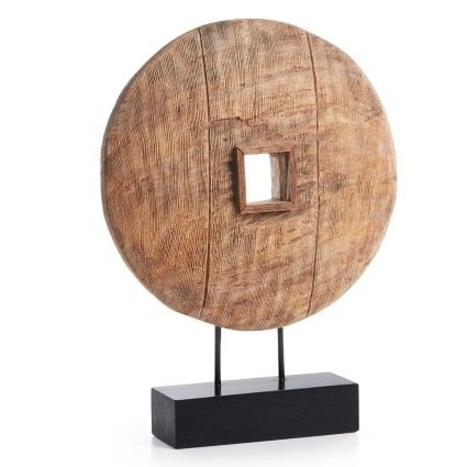 Колесо на подставке Wooden Wheel Коричневый в Орле | Loft Concept 