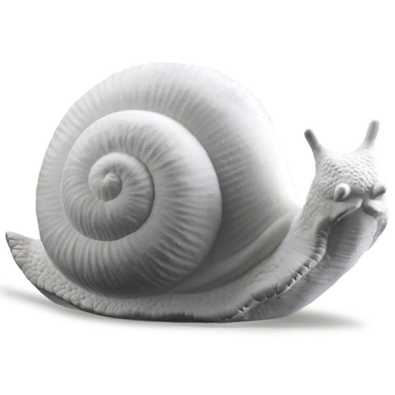 Статуэтка Abhika Snail Bisc. White Белый Статуэтка Abhika Snail Bisc. White Белый в Орле | Loft Concept