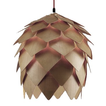 Подвесной светильник Crimea Pine Cone natural wood Подвесной светильник Crimea Pine Cone natural wood в Орле | Loft Concept