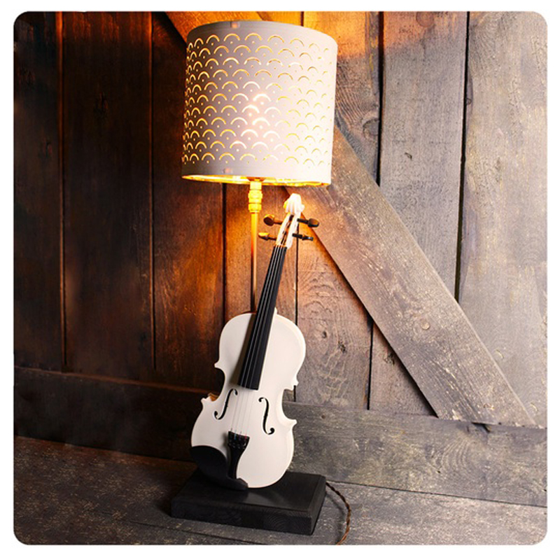 Настольная лампа Violin white Белый Настольная лампа Violin white Белый в Орле | Loft Concept