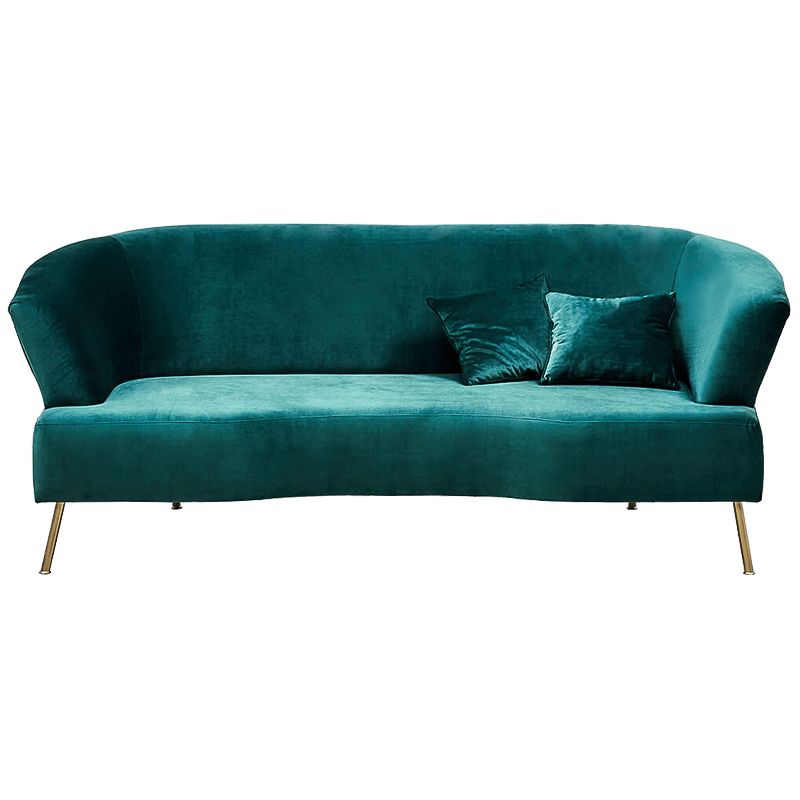 Диван Isis Sofa Turquoise Бирюзовый Золотой Диван Isis Sofa Turquoise Бирюзовый Золотой в Орле | Loft Concept