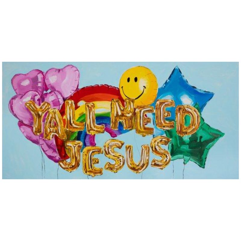 Картина Yall Need Jesus Мульти Картина Yall Need Jesus Мульти в Орле | Loft Concept
