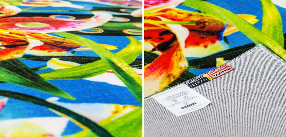 Ковер Seletti Rectangular Rug Flower with Holes Ковер Seletti Rectangular Rug Flower with Holes - Loft-Concept в Орле