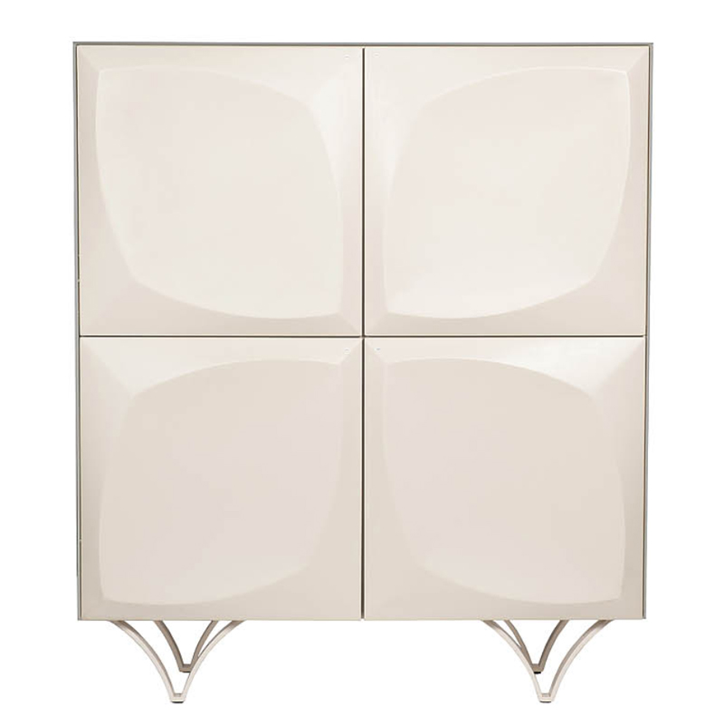 Комод с рельефным фасадом White Orchid Белый Белый Комод с рельефным фасадом White Orchid Белый Белый в Орле | Loft Concept