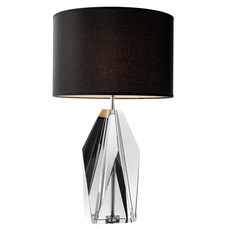 Настольная лампа Eichholtz Table Lamp Setai Smoke Стекло Смок Черный в Орле | Loft Concept 