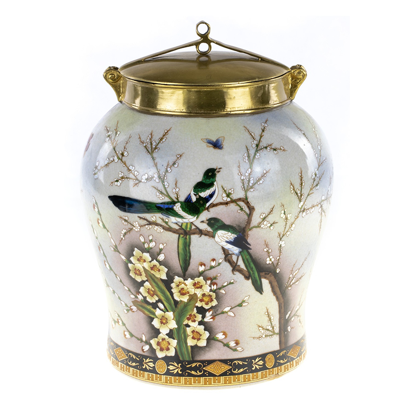 Ваза Magpies on Cherry Blossom Vase Золотой Мульти в Орле | Loft Concept 