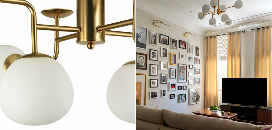 Люстра Tiepolo Ball Chandelier Gold 8 Люстра Tiepolo Ball Chandelier Gold 8 - Loft-Concept в Орле