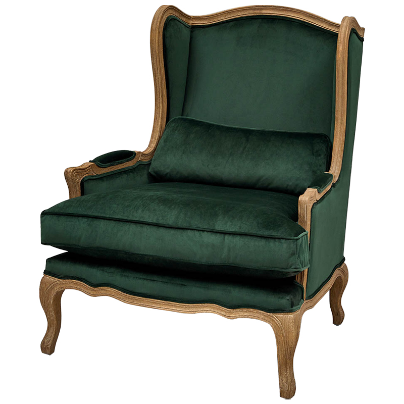 Кресло Armel Green Armchair Коричневый Зеленый Кресло Armel Green Armchair Коричневый Зеленый в Орле | Loft Concept