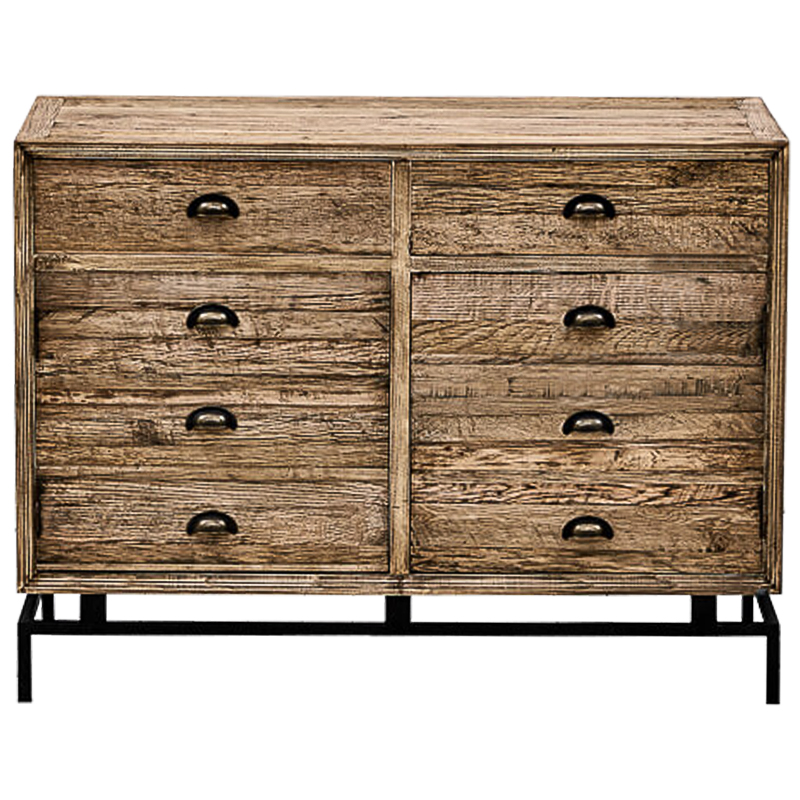 Комод деревянный в стиле Лофт Eligio Wood Commode Коричневый Черный Комод деревянный в стиле Лофт Eligio Wood Commode Коричневый Черный в Орле | Loft Concept
