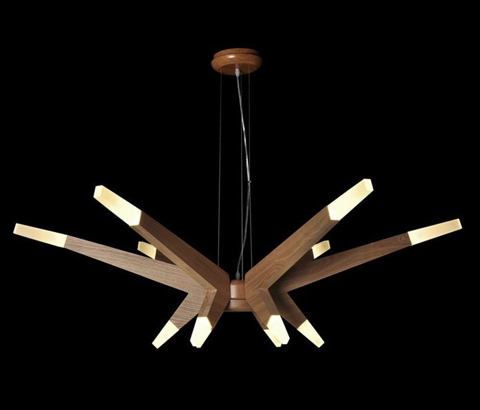 Люстра Wooden Glowworm Star Люстра Wooden Glowworm Star в Орле | Loft Concept