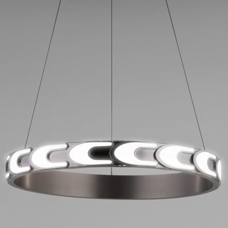 Люстра Maoris Ring Horizontal Chandelier D45 Никель Сатин Люстра Maoris Ring Horizontal Chandelier D45 Никель Сатин в Орле | Loft Concept