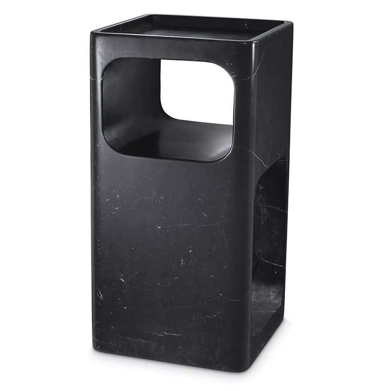 Приставной стол Eichholtz Side Table Adler Black Marble Черный Мрамор Nero Приставной стол Eichholtz Side Table Adler Black Marble Черный Мрамор Nero в Орле | Loft Concept