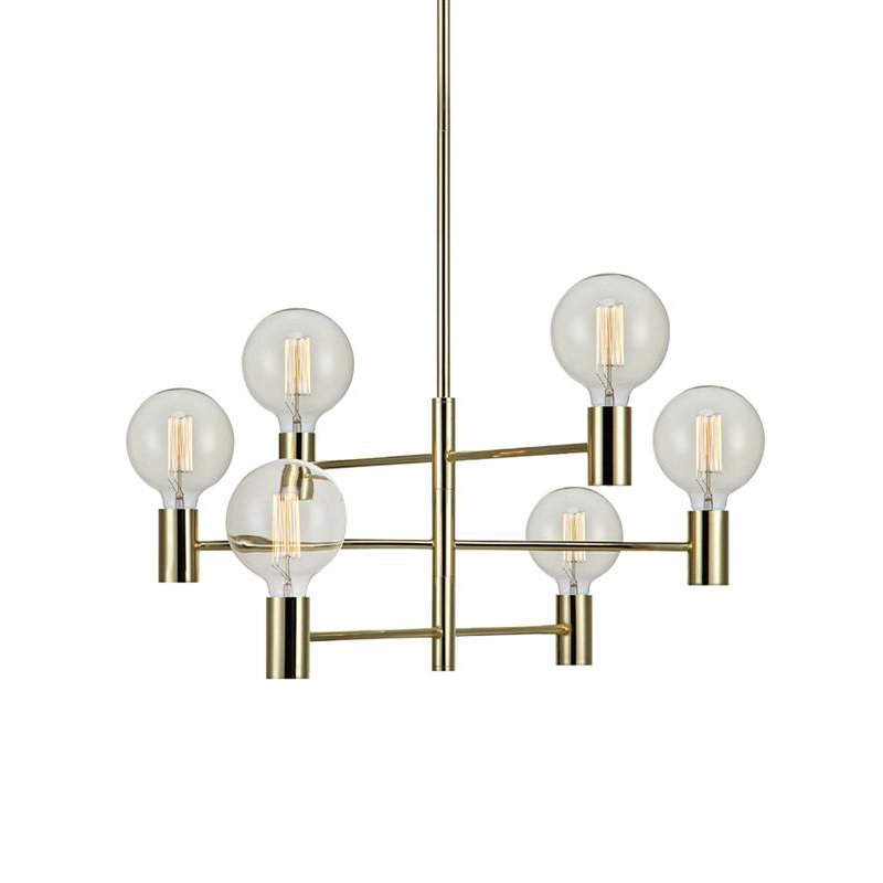 Люстра Helix Chandelier Gold Золотой в Орле | Loft Concept 