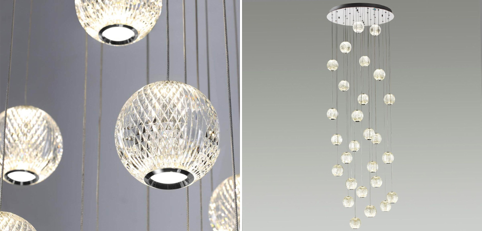 Каскадная люстра Crystal Globule Хром Каскадная люстра Crystal Globule Хром - Loft-Concept в Орле