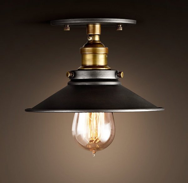 Потолочный светильник 20th c.Factory Filament Metal Потолочный светильник 20th c.Factory Filament Metal в Орле | Loft Concept