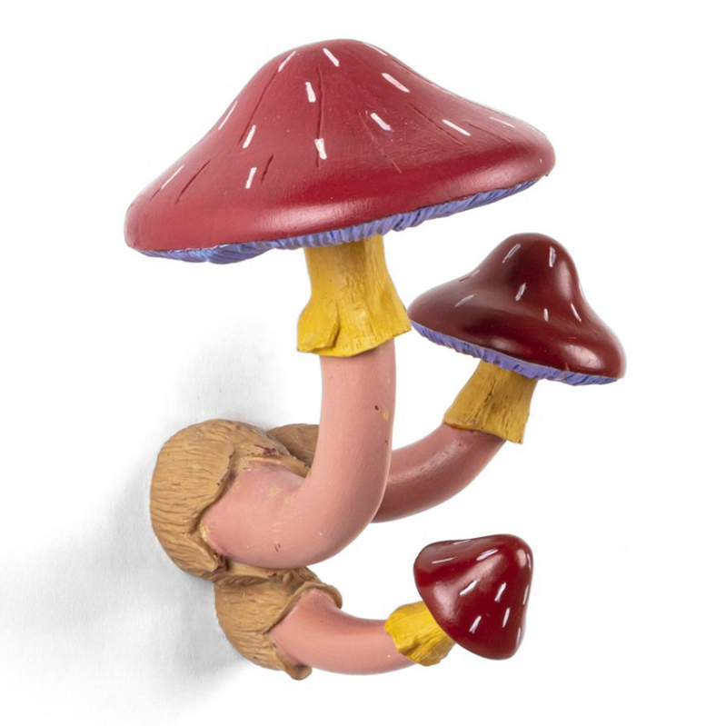 Аксессуар Seletti Hangers Mushroom Coloured Красный Аксессуар Seletti Hangers Mushroom Coloured Красный в Орле | Loft Concept