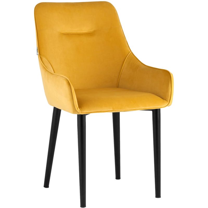 Стул Joan Chair Велюр Мандариновый Цвет Оранжевый Черный Стул Joan Chair Велюр Мандариновый Цвет Оранжевый Черный в Орле | Loft Concept
