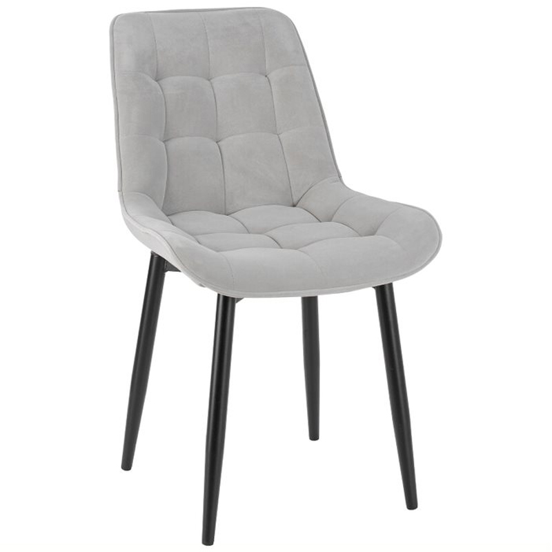 Стул Tufail Chair Светло-серый Черный Стул Tufail Chair Светло-серый Черный в Орле | Loft Concept