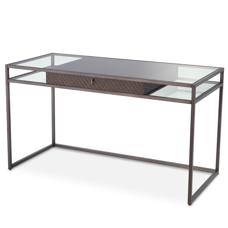 Рабочий стол Eichholtz Desk Napa Valley Темная бронза Коричневый Прозрачный Рабочий стол Eichholtz Desk Napa Valley Темная бронза Коричневый Прозрачный в Орле | Loft Concept