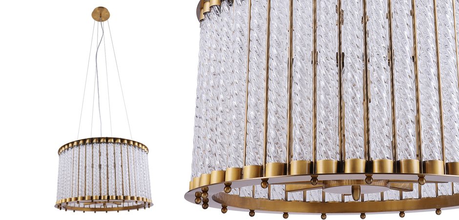 Люстра Glass Spirals Люстра Glass Spirals - Loft-Concept в Орле