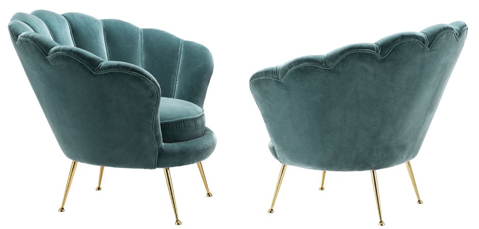 Кресло Eichholtz Chair Trapezium Turquoise Кресло Eichholtz Chair Trapezium Turquoise - Loft-Concept в Орле