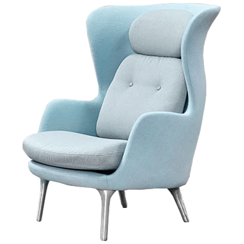 Кресло Bento Chair Голубой пастельный Серебряный Кресло Bento Chair Голубой пастельный Серебряный в Орле | Loft Concept