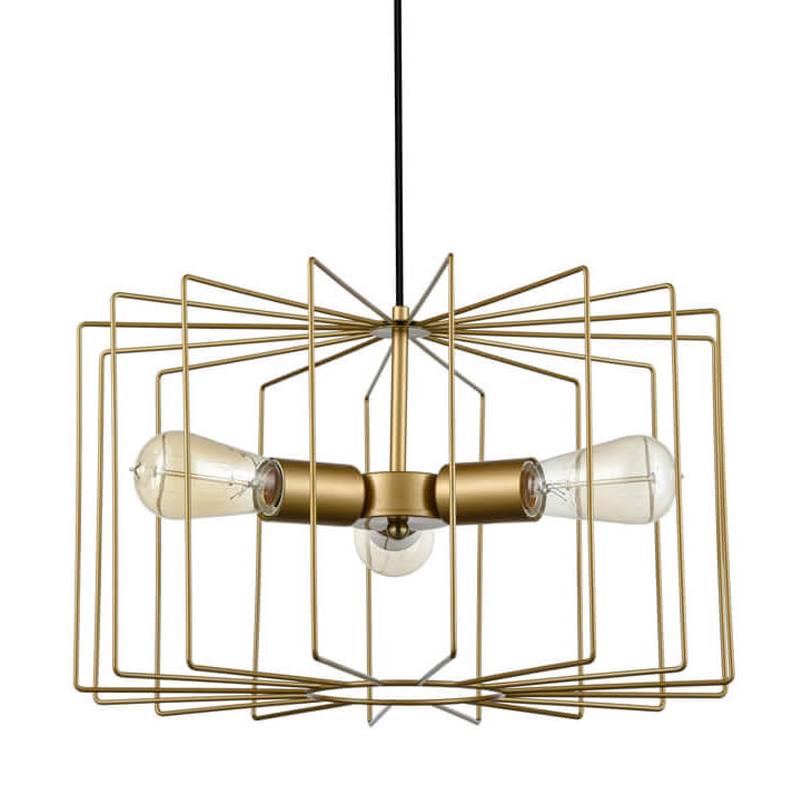 Люстра Cage Wire Color gold Золотой Люстра Cage Wire Color gold Золотой в Орле | Loft Concept