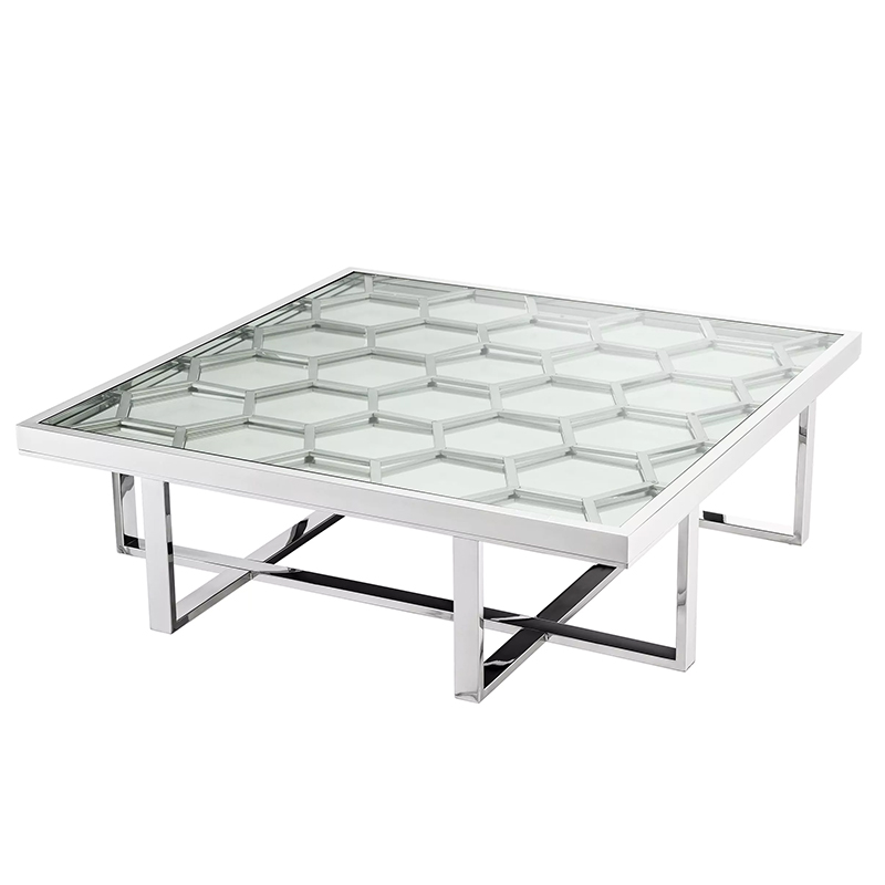 Кофейный стол Philipp Plein Coffee Table Skeleton Chrome Хром Прозрачное Стекло Кофейный стол Philipp Plein Coffee Table Skeleton Chrome Хром Прозрачное Стекло в Орле | Loft Concept