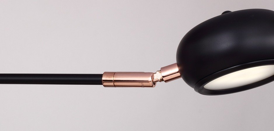 Люстра Curved Stix Chandelier 6 Black - Loft-Concept в Орле