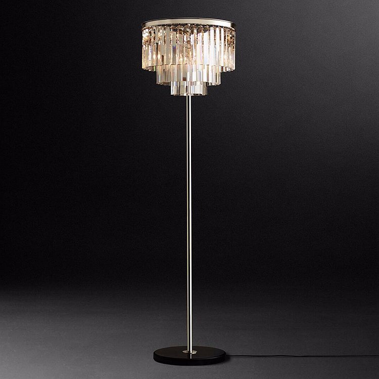 Торшер RH Odeon Floor Lamp Chrome Черный Мрамор Nero Хром Прозрачное Стекло Серый (Gray) Янтарь (Amber) Торшер RH Odeon Floor Lamp Chrome Черный Мрамор Nero Хром Прозрачное Стекло Серый (Gray) Янтарь (Amber) в Орле | Loft Concept
