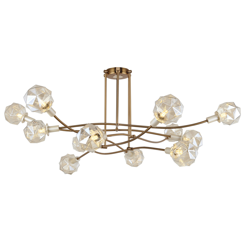 Люстра Severine Chandelier Золотой Золотой Шампань Люстра Severine Chandelier Золотой Золотой Шампань в Орле | Loft Concept