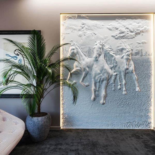 Барельеф HORSES  в Орле | Loft Concept 