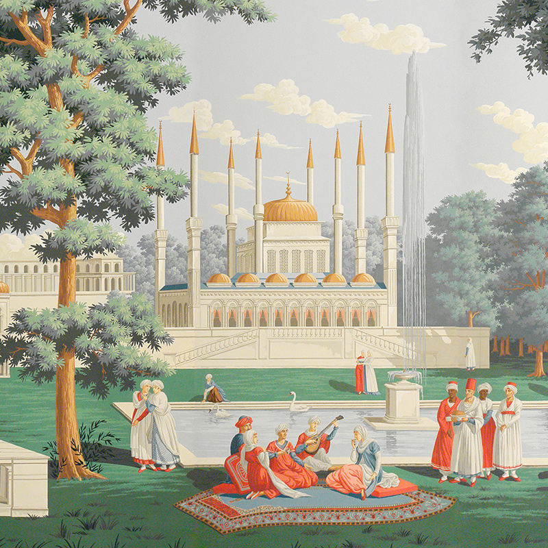 Обои ручная роспись Rives du Bosphore Byzantine on scenic paper Обои ручная роспись Rives du Bosphore Byzantine on scenic paper в Орле | Loft Concept