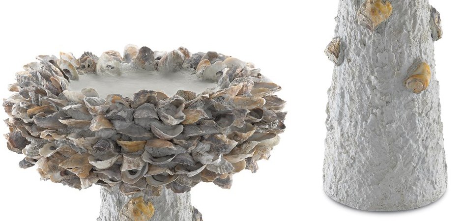 Приставной стол Oyster Shell Medium Bird Bath Приставной стол Oyster Shell Medium Bird Bath - Loft-Concept в Орле